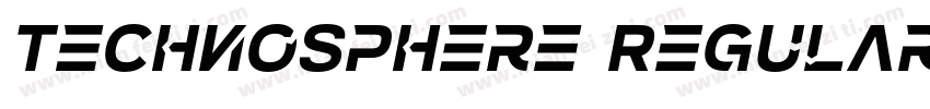 TechnoSphere Regular字体转换